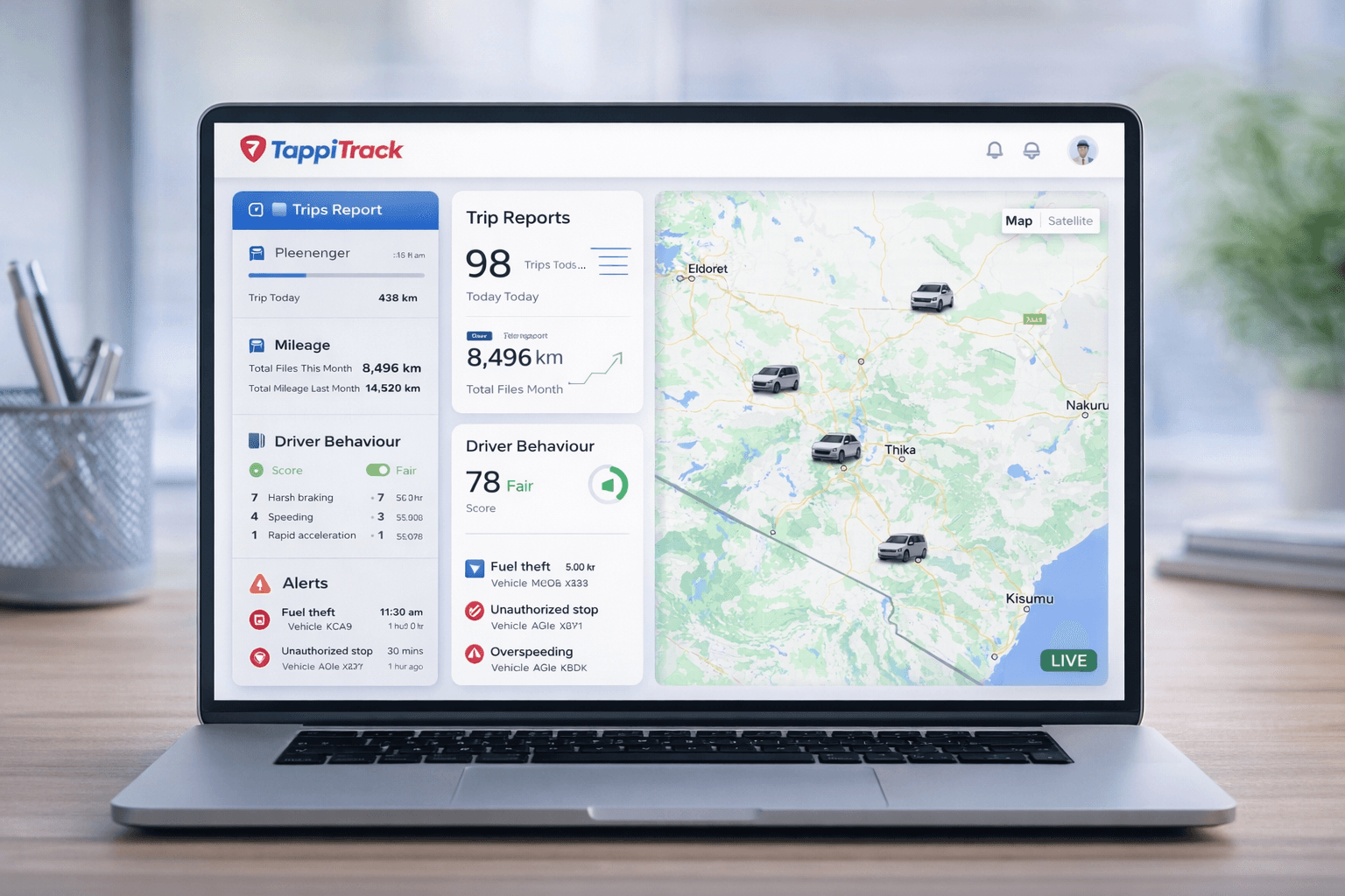 tappi dashboard