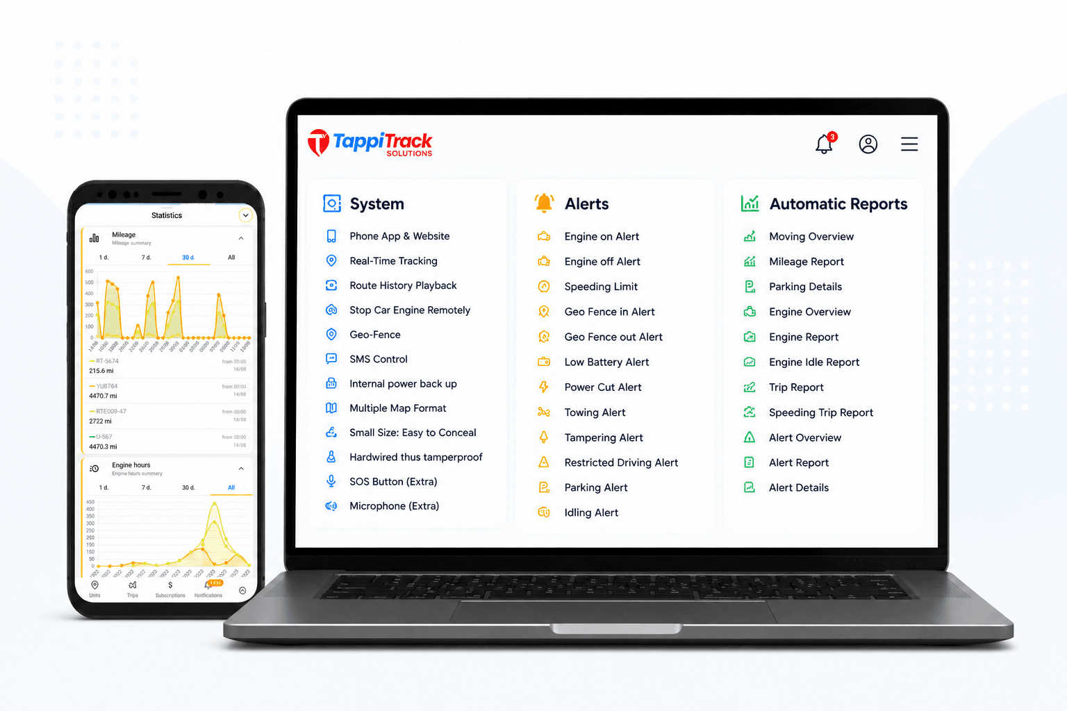 tappitrack features